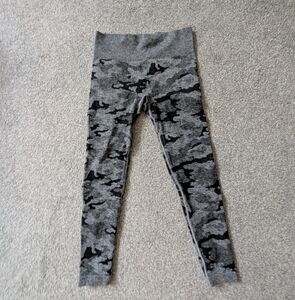 Gray Camouflage Women's Leggings